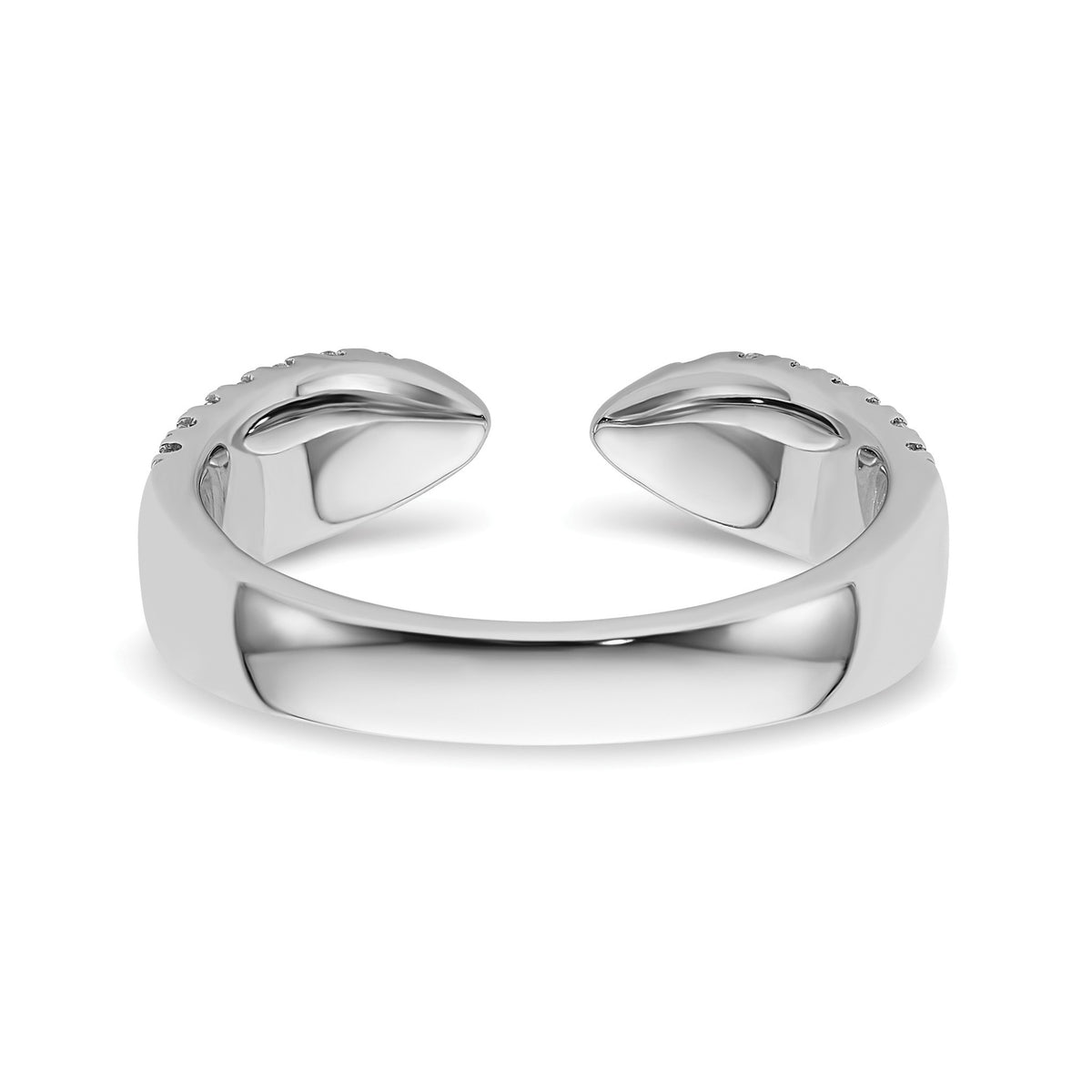 Lab-Grown Diamond Band in 14K White Gold, 3.4mm (3/4 ct. tw.), Size 7 - Sophia Jewelers