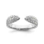 Lab-Grown Diamond Band in 14K White Gold, 3.4mm (3/4 ct. tw.), Size 7 - Sophia Jewelers