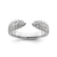 Lab-Grown Diamond Band in 14K White Gold, 3.4mm (3/4 ct. tw.), Size 7 - Sophia Jewelers
