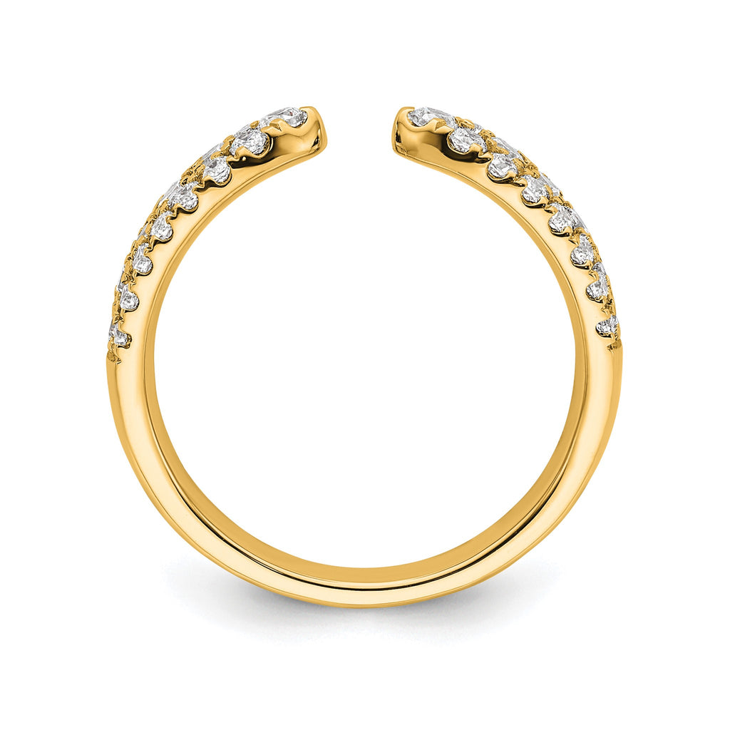 Lab-Grown Diamond Band in 14K Yellow Gold, 3.4mm (3/4 ct. tw.), Size 7 - Sophia Jewelers