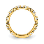 Lab-Grown Diamond Band in 14K Yellow Gold, 10.1mm (2 3/8 ct. tw.), Size 7 - Sophia Jewelers