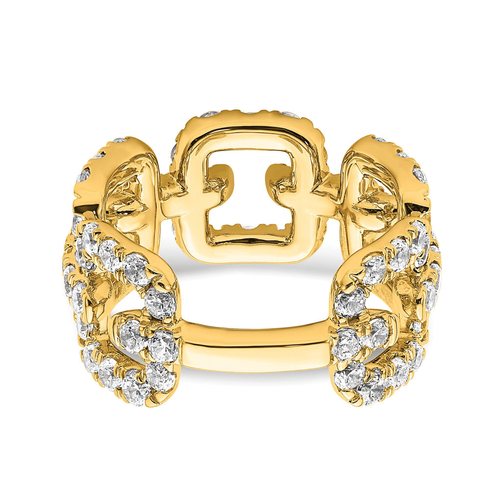 Lab-Grown Diamond Band in 14K Yellow Gold, 10.1mm (2 3/8 ct. tw.), Size 7 - Sophia Jewelers