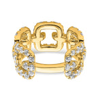 Lab-Grown Diamond Band in 14K Yellow Gold, 10.1mm (2 3/8 ct. tw.), Size 7 - Sophia Jewelers