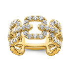 Lab-Grown Diamond Band in 14K Yellow Gold, 10.1mm (2 3/8 ct. tw.), Size 7 - Sophia Jewelers