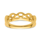 Lab-Grown Diamond Band in 14K Two-Tone Gold, 2.4mm (1/3 ct. tw.), Size 7 - Sophia Jewelers