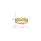 Lab-Grown Diamond Band in 14K Two-Tone Gold, 2.4mm (1/3 ct. tw.), Size 7 - Sophia Jewelers