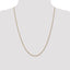 14K 24 inch 1.7mm Ropa with Lobster Clasp Chain