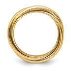 14k Polished Rolling Ring