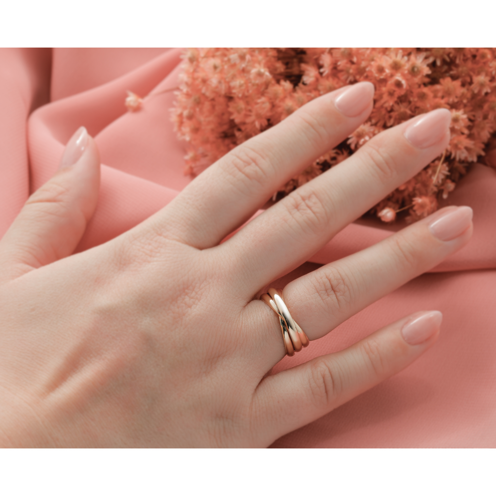 14k Polished Rolling Ring
