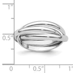 14k White Gold Polished Rolling Ring