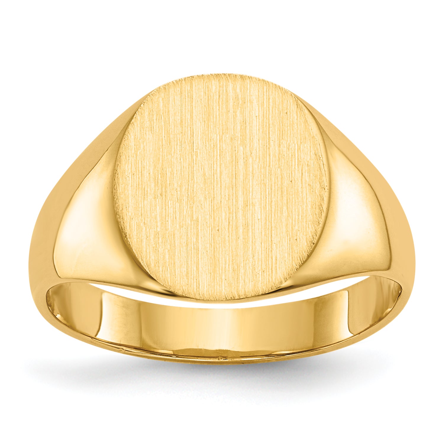 10k 11.5x10.0mm Closed Back Signet Ring Main image