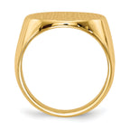 10k Men's Signet Ring