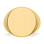 10k Men's Signet Ring