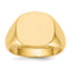 10k 13.5 x15.0mm Open Back Mens Signet Ring