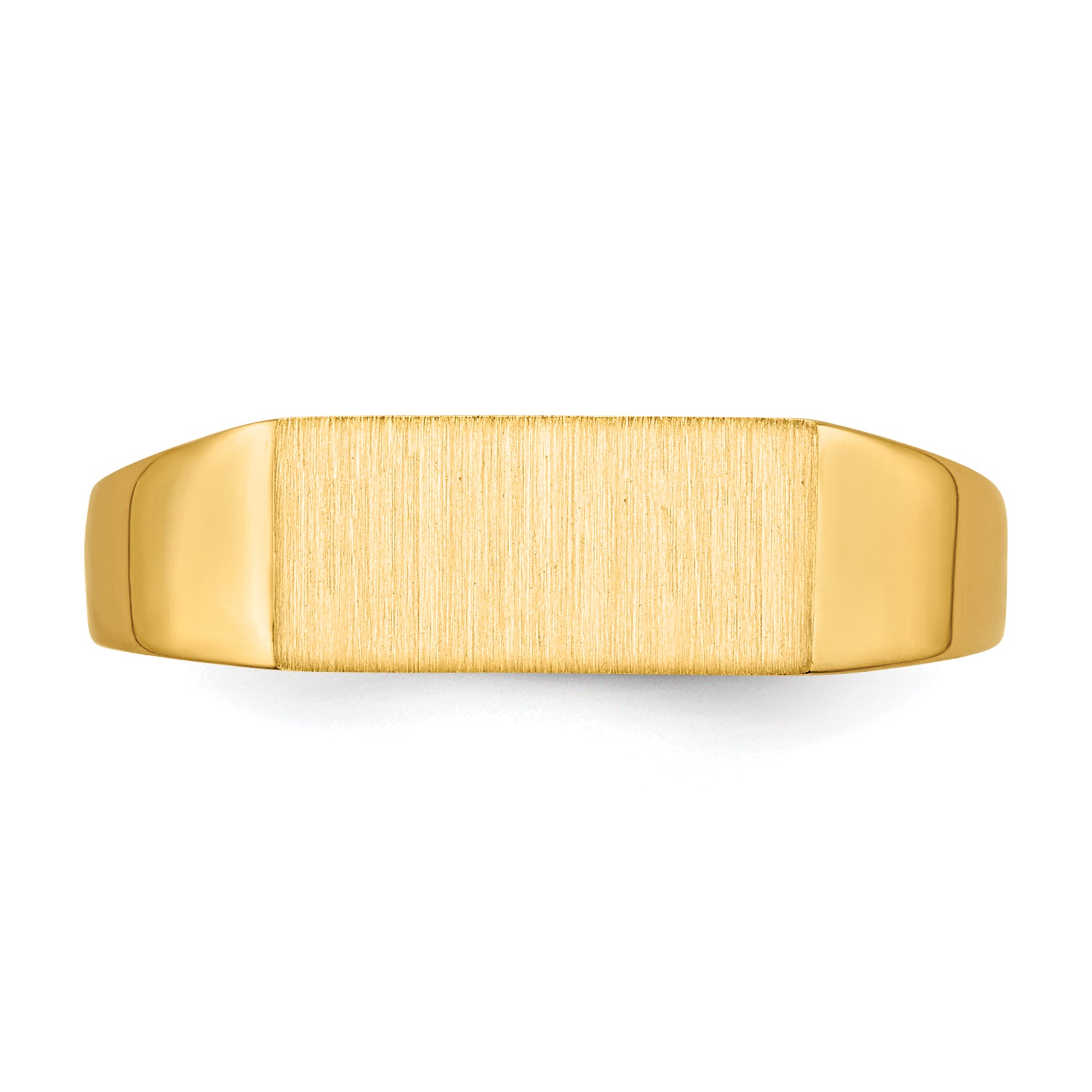 10ky 5.5x12.0mm Open Back Signet Ring