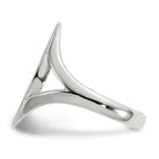 14k White Gold 9.0x17.0mm Closed Back Signet Ring