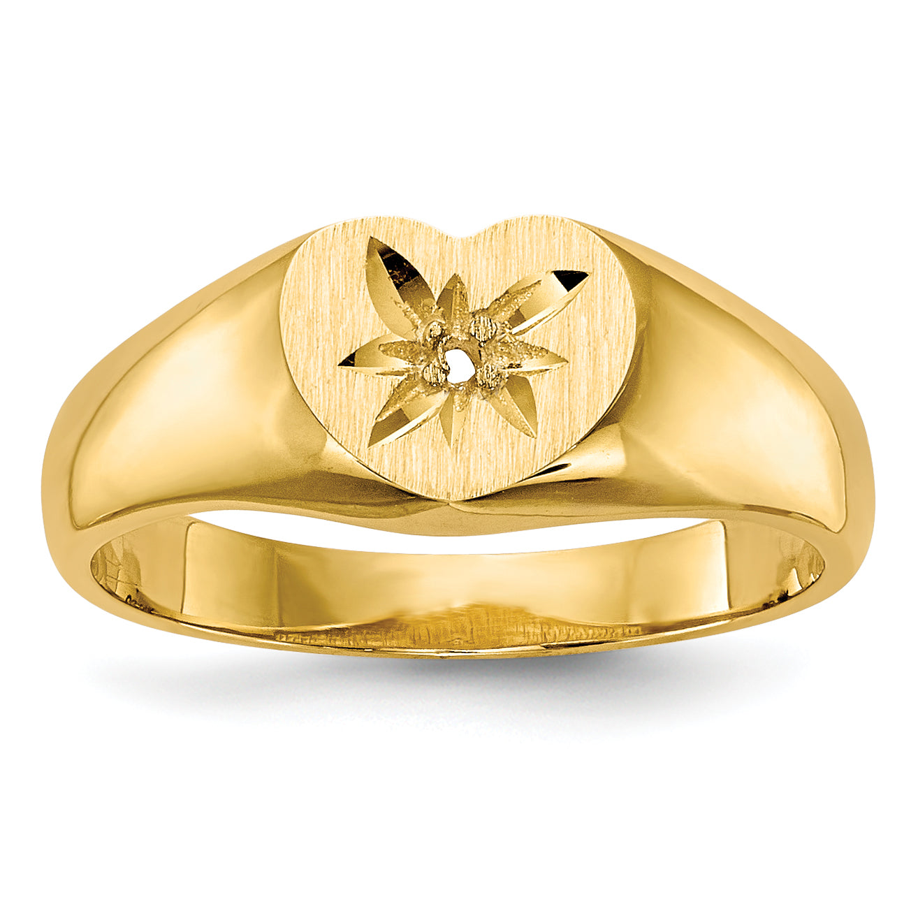 14k Childs .005ct. Diamond Ring Mounting (No Stone Included)