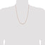 14K Rose Gold 24 inch 1.8mm Diamond-Cut Cable with Lobster Clasp Chain