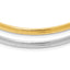 Sterling Silver Gold-plated 4mm Reversible w/2in ext Cubetto Chain