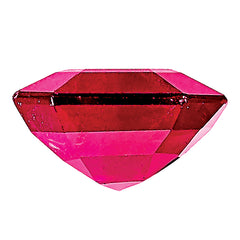Ruby AA Quality 5x3mm Emerald Cut