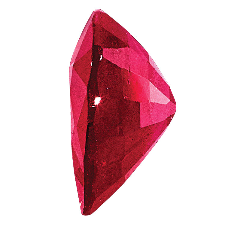 Ruby AA Quality 4mm Heart