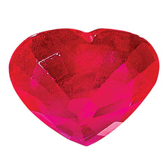 Ruby AA Quality 4mm Heart