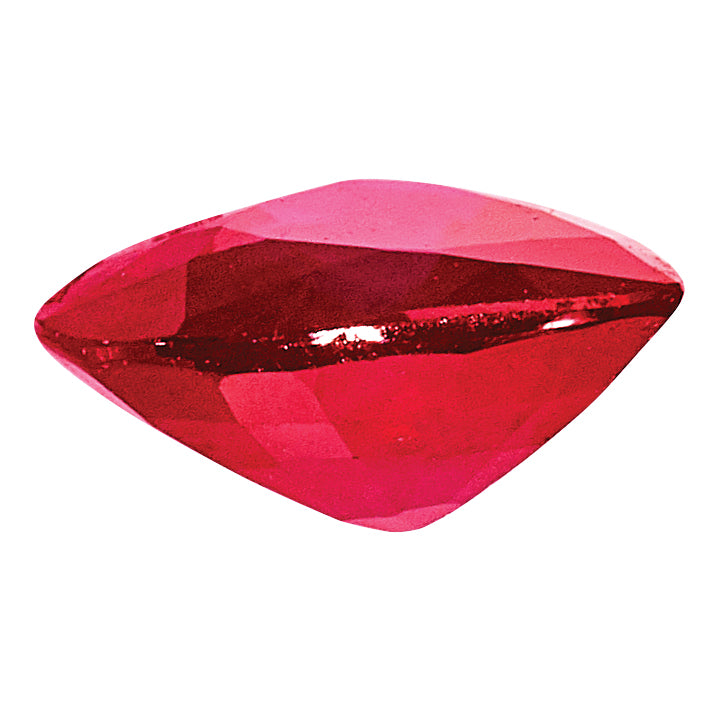 Ruby AA Quality 4mm Heart