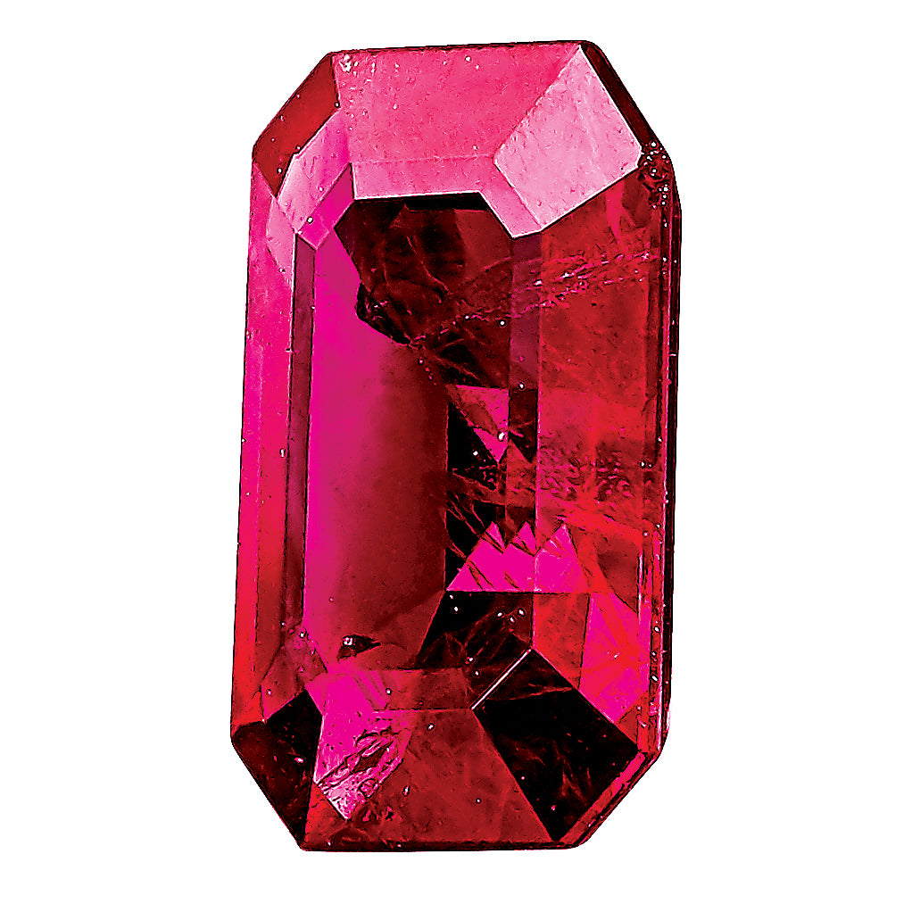 Ruby A Quality 6x4mm Emerald Cut