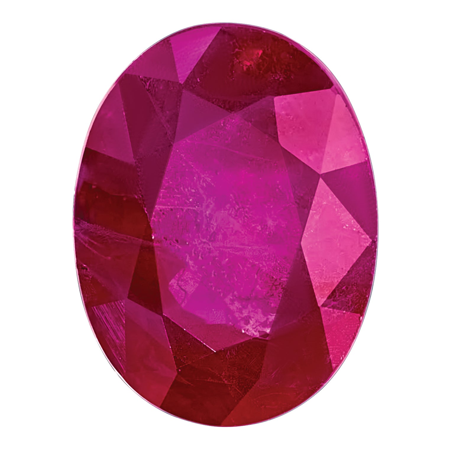 Ruby, 8x6mm, Oval AA Main image