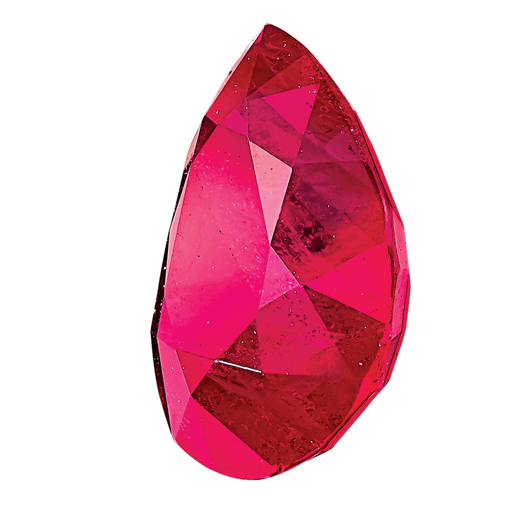 Ruby C Quality 6x4mm Pear