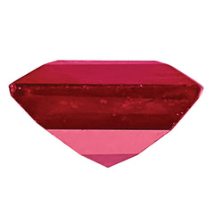 Ruby A Quality 4mm Square Step-Cut