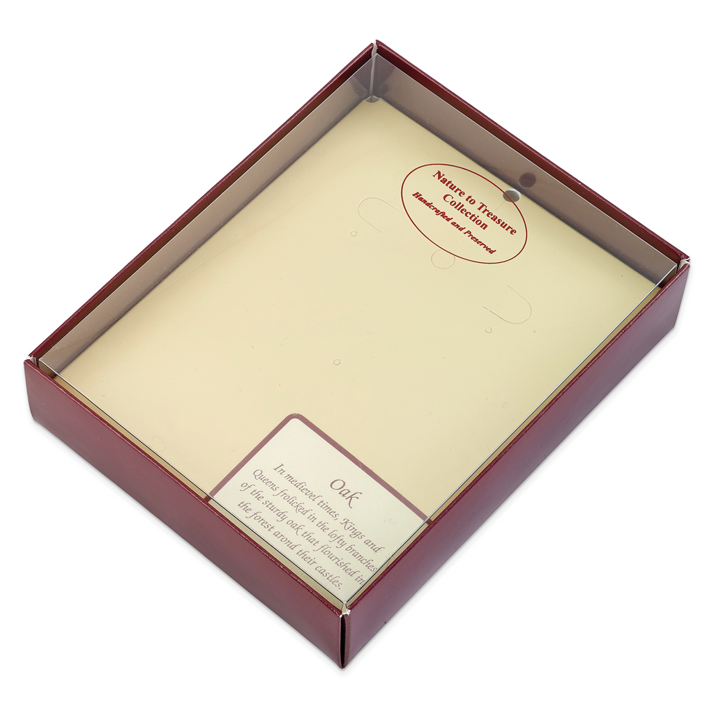 24K Gold-trim Lacquer Dipped Hot Lavender Real Dendrobium Orchid 20 inch Gold-tone Necklace