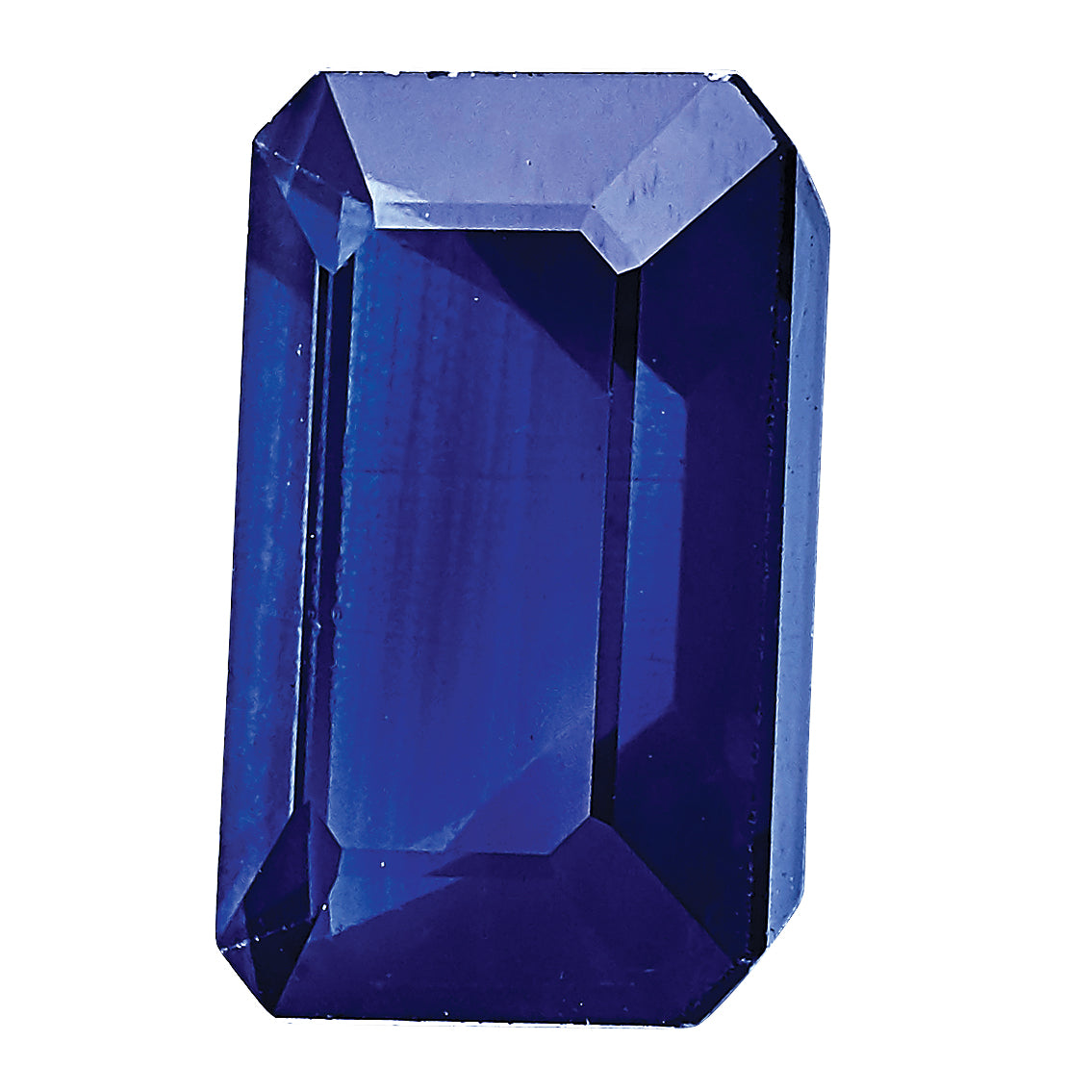 Blue Sapphire A Quality 8x6mm Emerald Cut