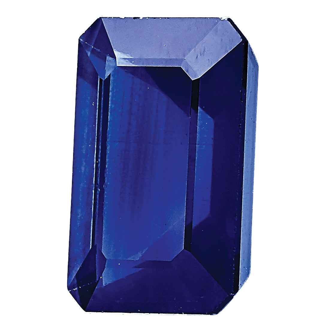 Blue Sapphire AA Quality 7x5mm Emerald Cut