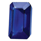 Blue Sapphire AA Quality 7x5mm Emerald Cut