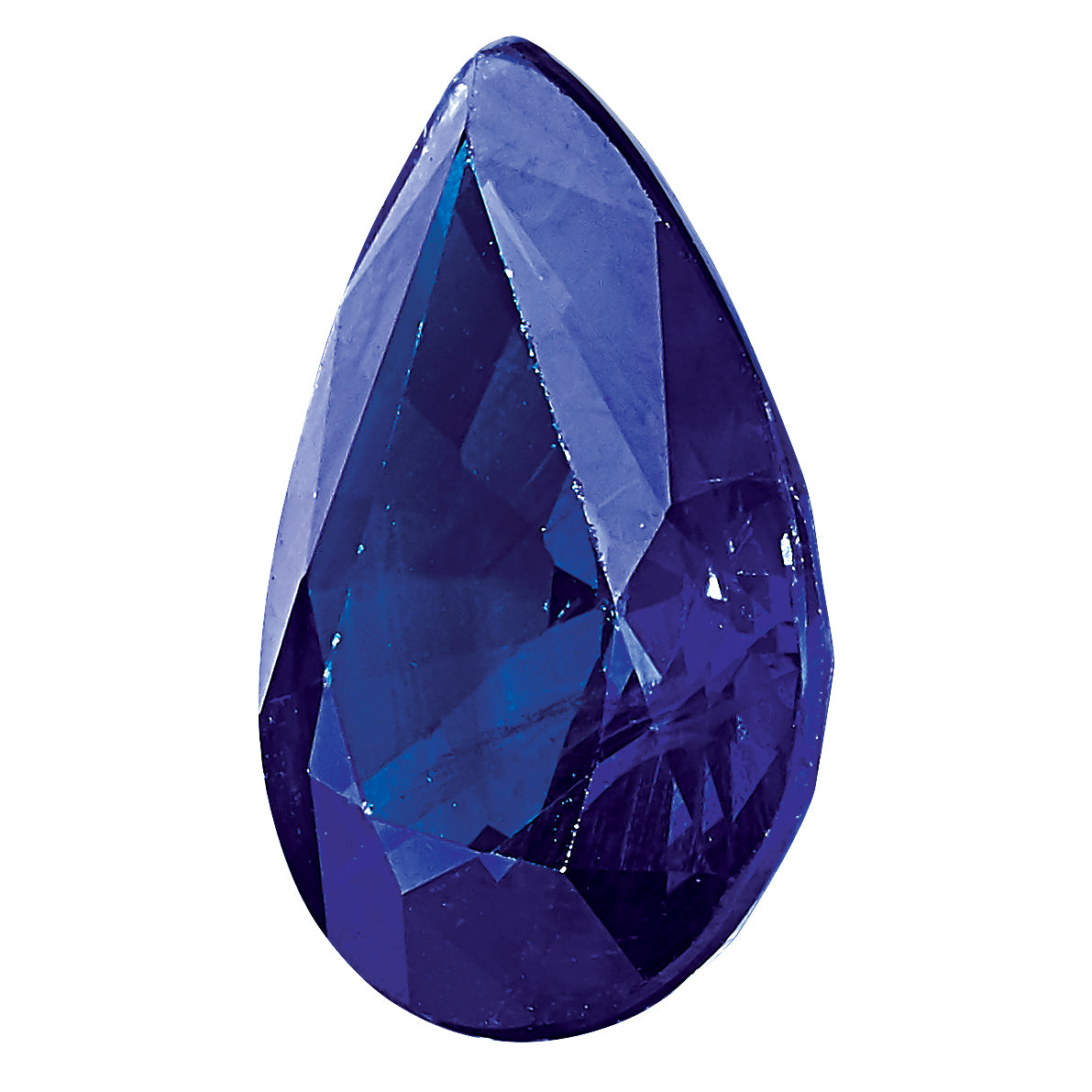 Blue Sapphire, 9x7mm, Pear AA