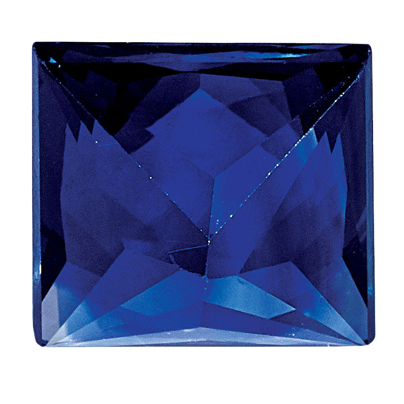 Blue Sapphire AA Quality 4mm Princess