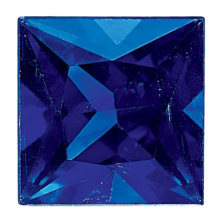 Blue Sapphire AA Quality 4mm Princess