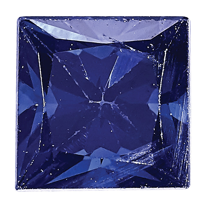 Blue Sapphire A Quality 4mm Princess