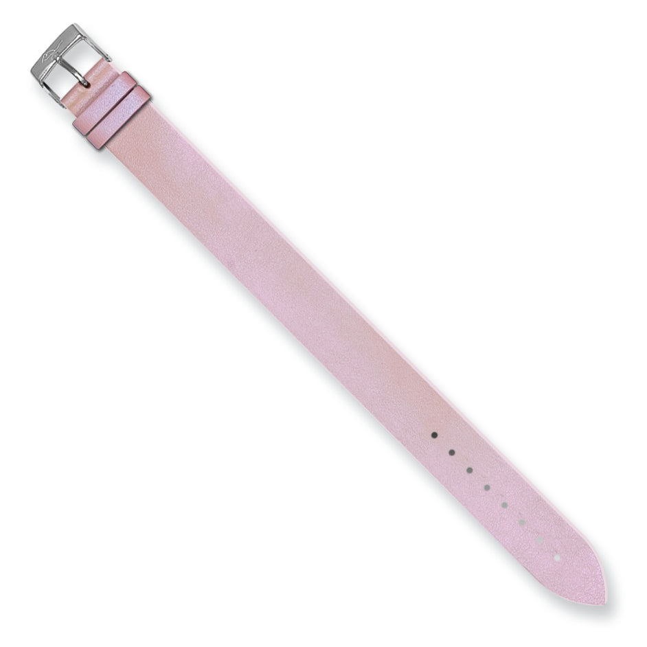 Moog Lt Pink Iridescent Pearl Finish Smooth Calf Leather Watch Band Main image