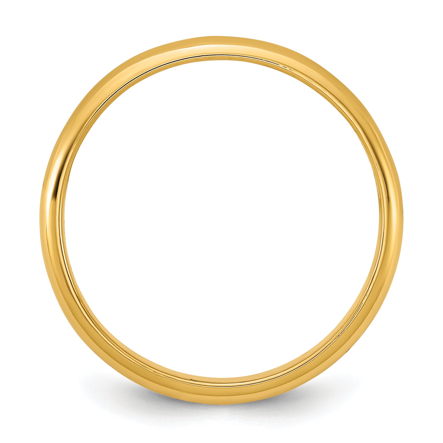 14k Madi K Polished 2mm Half Round Band Size 3 Baby / Children's Ring Secondary image