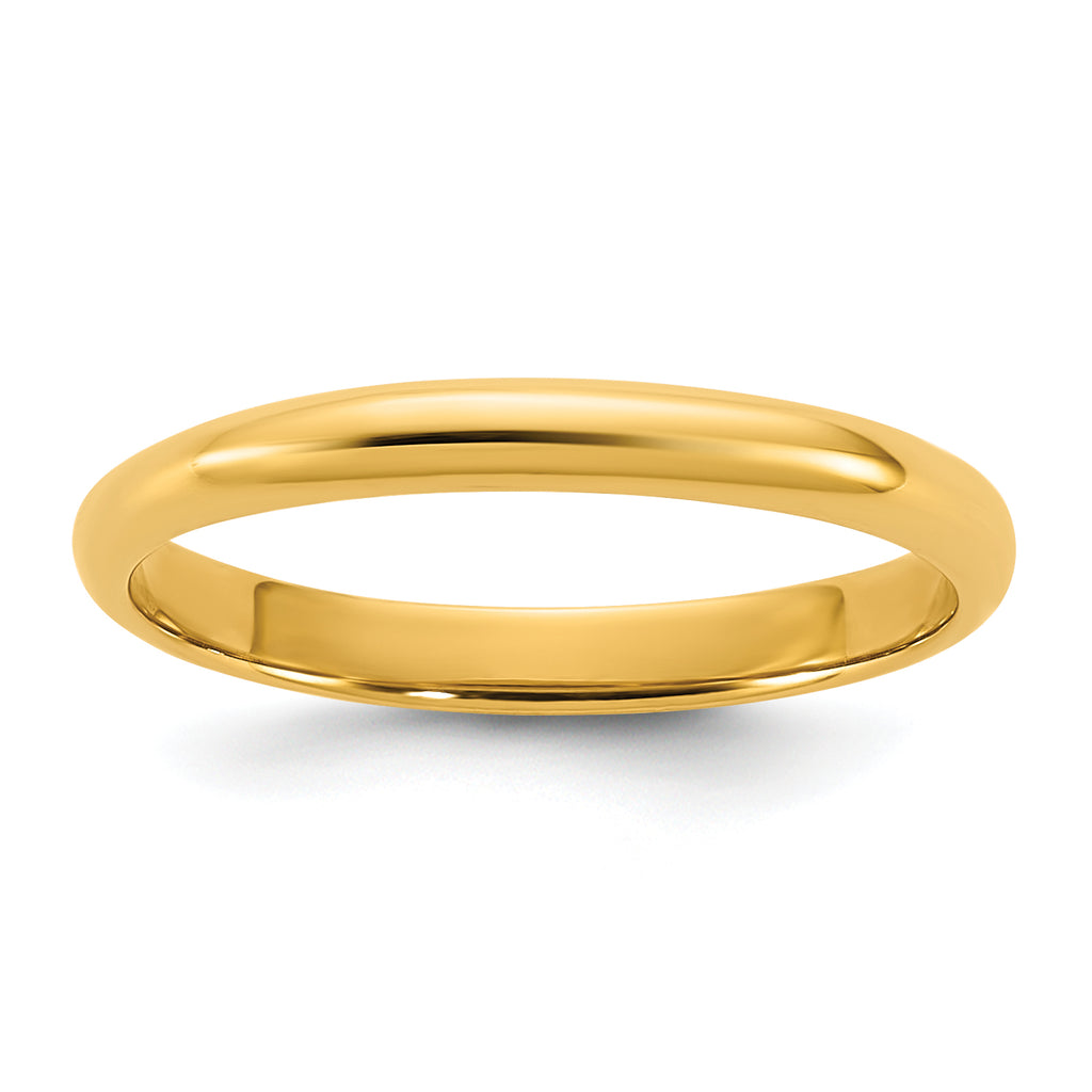 14k Madi K Polished 2mm Half Round Band Size 3 Baby / Children's Ring
