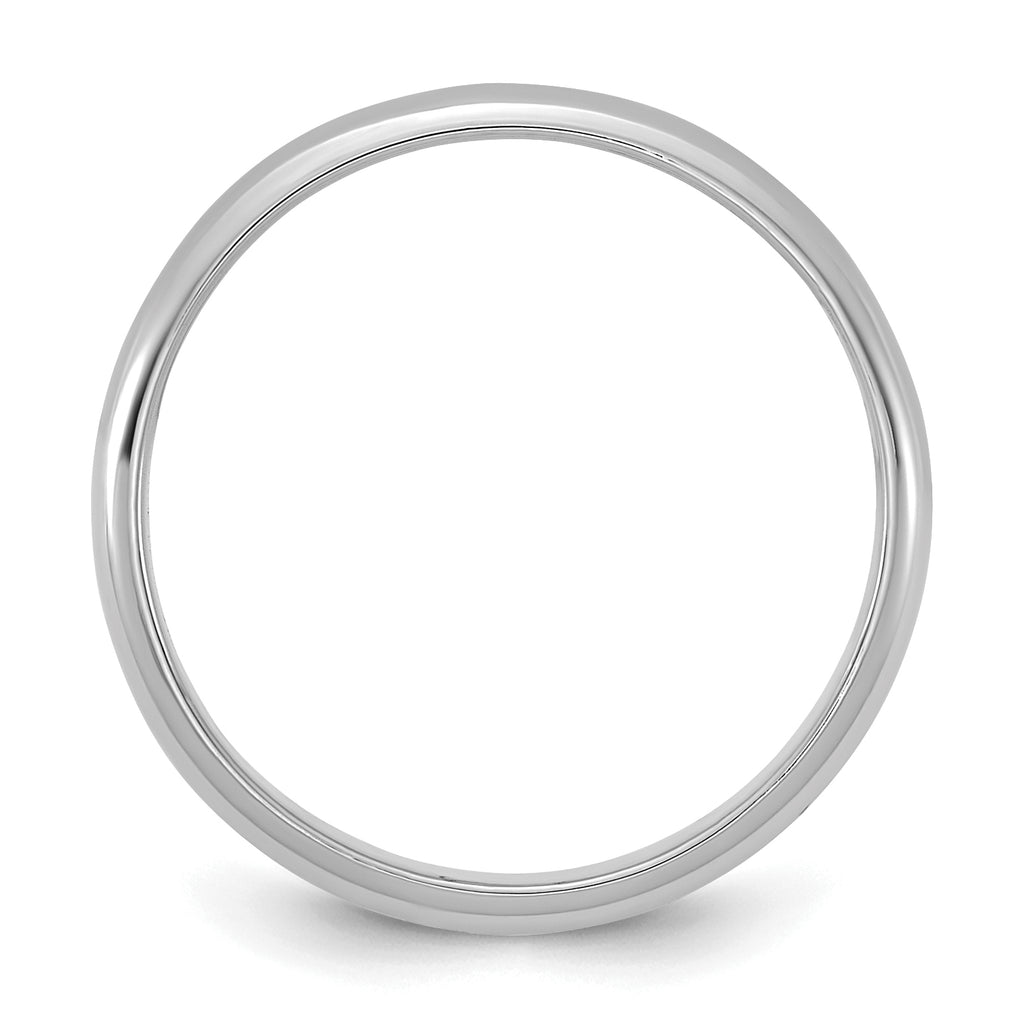 14K White Gold Madi K Polished 2mm Half Round Band Size 3 Baby / Children's Ring