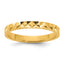 14K Madi K Diamond-cut Design 2mm Flat Band Size 3 Baby / Children's Ring