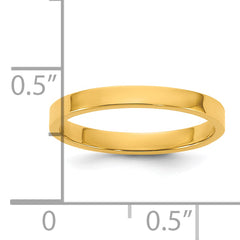 14K Madi K High Polished 2mm Flat Band Size 3 Baby / Children's Ring
