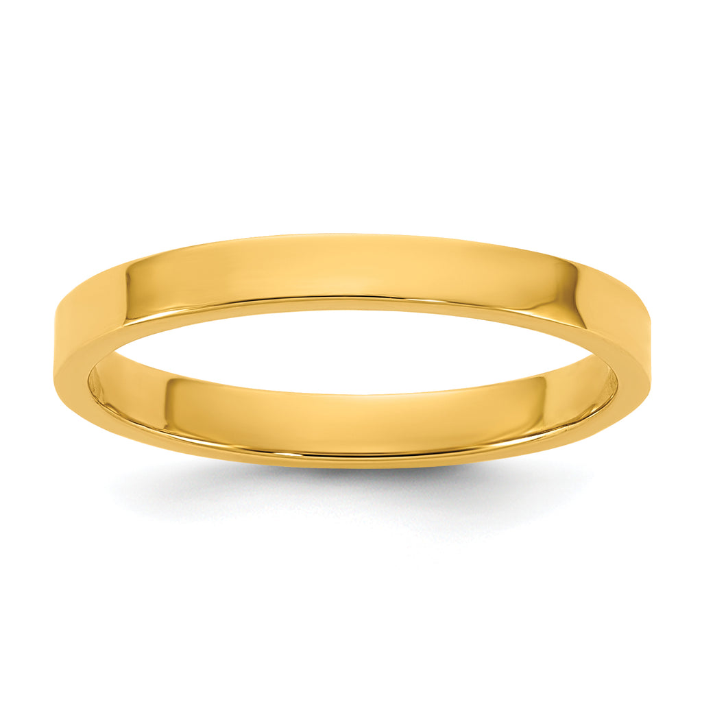 14K Madi K High Polished 2mm Flat Band Size 3 Baby / Children's Ring