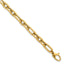 14k Polished 5.8mm Lightweight Fancy Open Link 7.5 inch Bracelet Plus 0.5 inch Extender