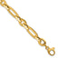 14k Polished 7.75mm Long Knife Edge Link 7.5 inch Bracelet