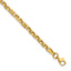 14k Polished and Diamond-cut 3.9mm Fancy Link 7.5 inch Bracelet
