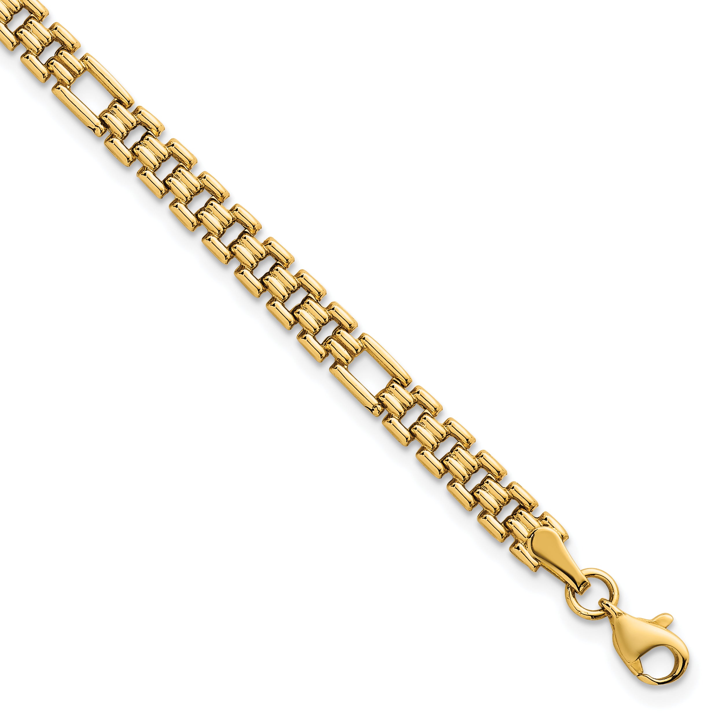 14K Polished 4.5mm Fancy Link 7.5 inch Bracelet Main image